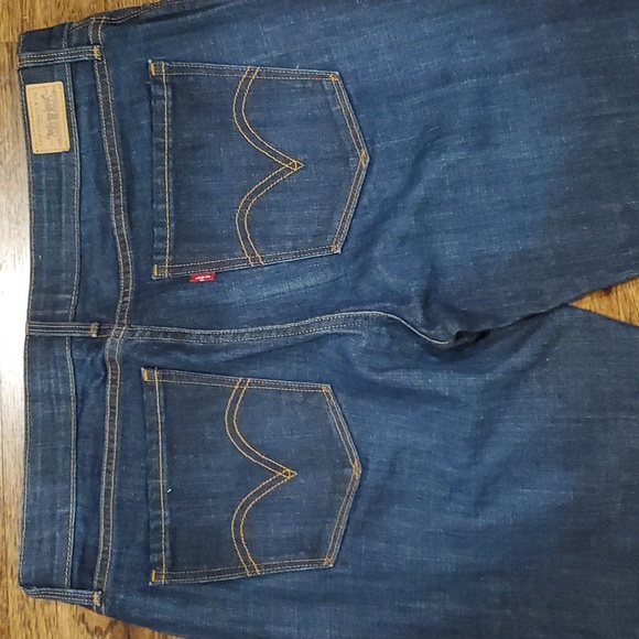 Womens Levi's 525 Perfect Waist Boot Cut jeans size 14P - Picture 2 of 7